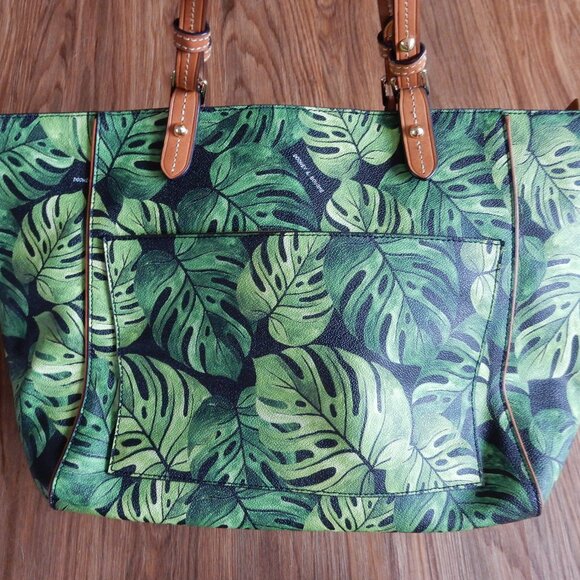 Dooney & Bourke monstera leaf tote - Picture 8 of 12